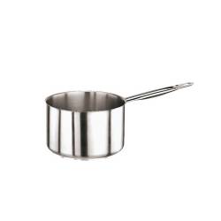 Cocotte en acier inoxydable demi-haute à 1 poignée 24 cm