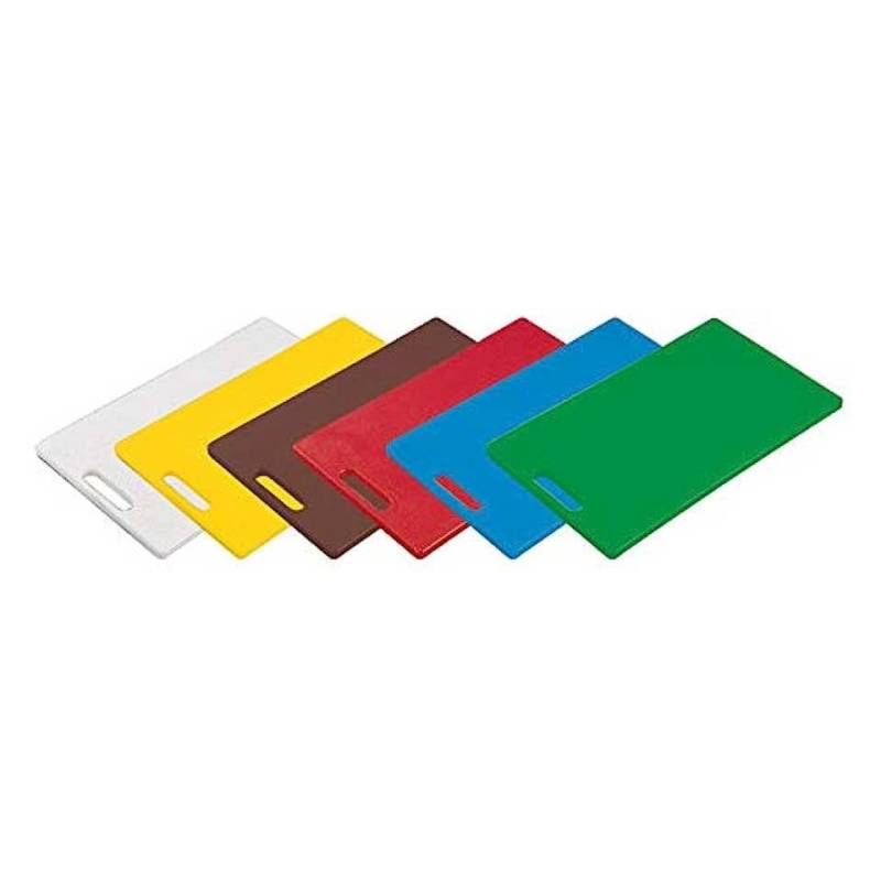 Set de 6 planches à découper en polyéthylène coloré