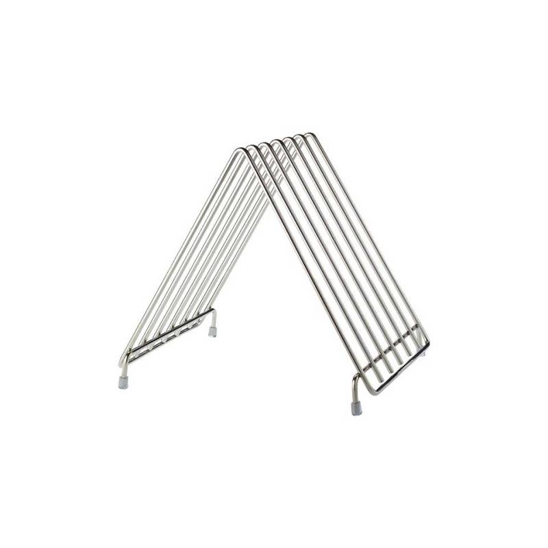 Support de planche à découper en fil d'acier inoxydable