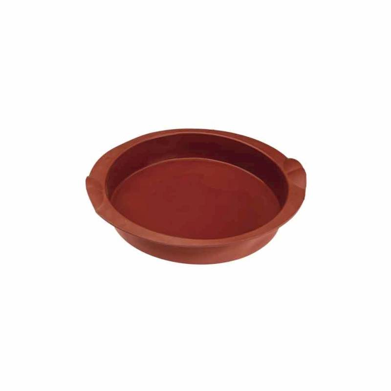 Flexipad molde redondo de silicona marrón cm 26