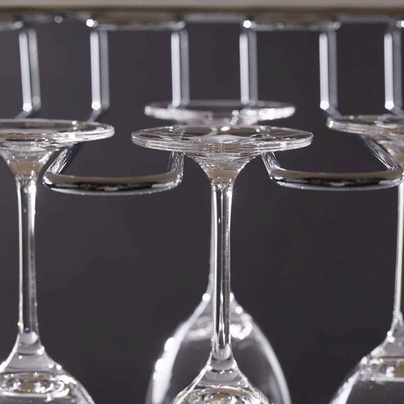 Botellero de acero cromado