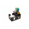 Bar Caddy en plástico negro 24x11 cm