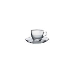 Taza de café con placa de vidrio transparente cl 9
