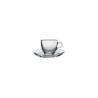 Taza de café con placa de vidrio transparente cl 9