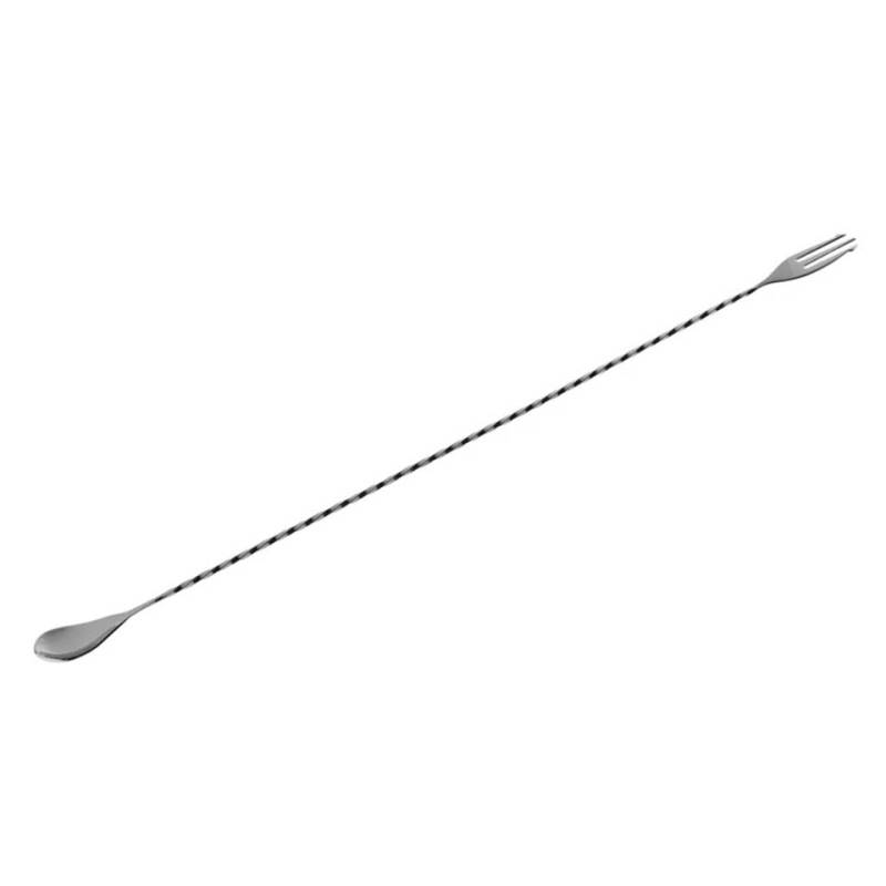 Cuchara de bar con tenedor de acero inoxidable cm 50