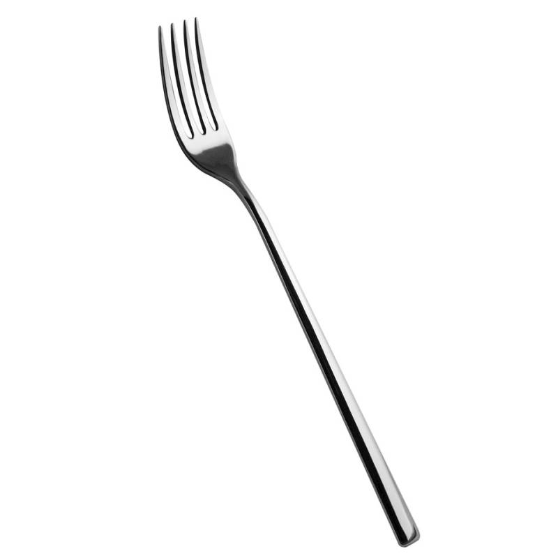 250 tenedor de mesa extralargo de acero inoxidable 24,5 cm
