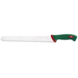 Couteau à pain Sanelli Premana en acier inoxydable avec manche vert cm 32