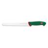 Cuchillo jamonero Sanelli Premana de acero inoxidable con mango verde 24 cm