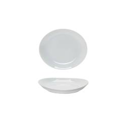 Plato coupé de porcelana blanca Tivoli 21 cm