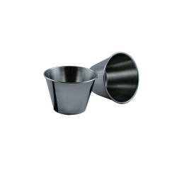 Moule à crème caramel Salvinelli en acier inoxydable 8x6 cm