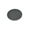 Plateau rond noir antidérapant 36 cm