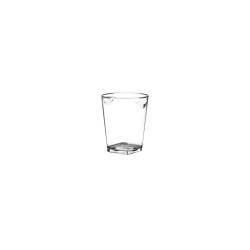 Cubitera acrílica transparente con base cuadrada