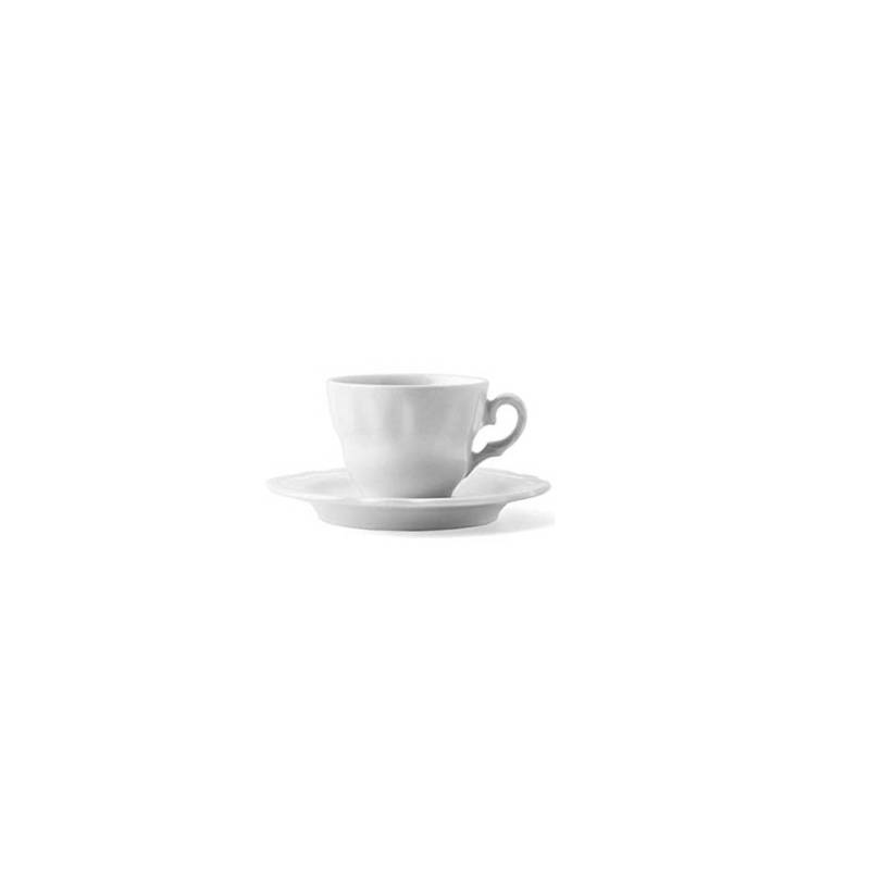 Taza de café Viena con platillo