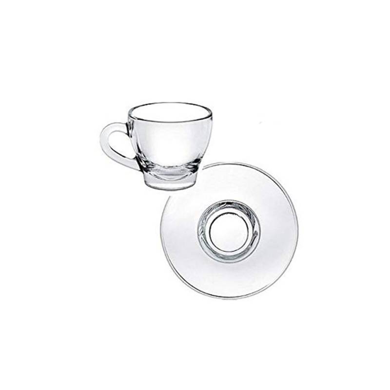 Coupelle à café en verre Ischia 12 cm
