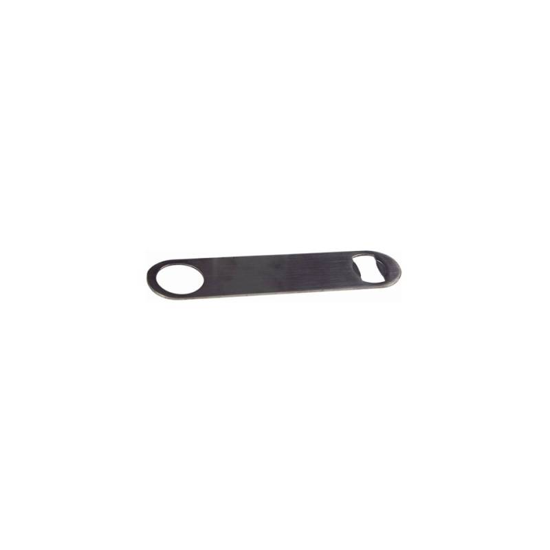 Abrebotellas plano de acero inoxidable 18 cm