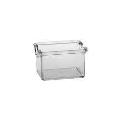 Porte-sac en plastique transparent 8,7x6,7x5,3 cm