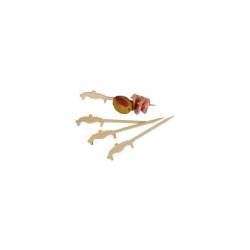 Bâtons de bambou en bois avec hippocampe 9 cm