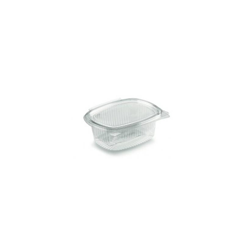 Contenant alimentaire jetable ovale en PET transparent lt 0,5
