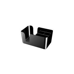 Support de bar en plastique noir 24x15 cm