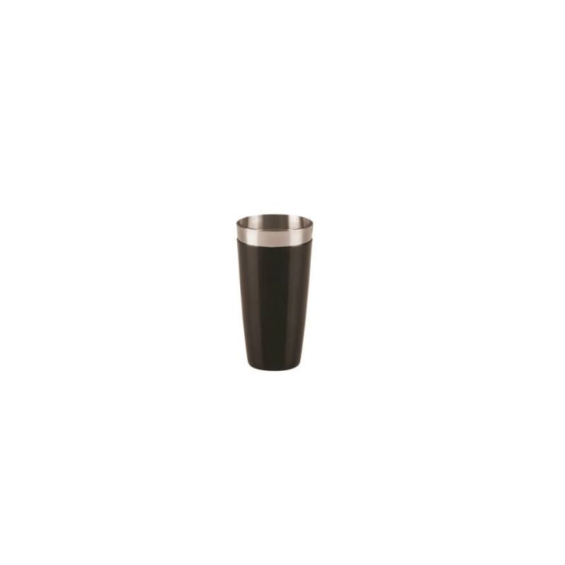 Boston étain acier caoutchouté noir cl 75