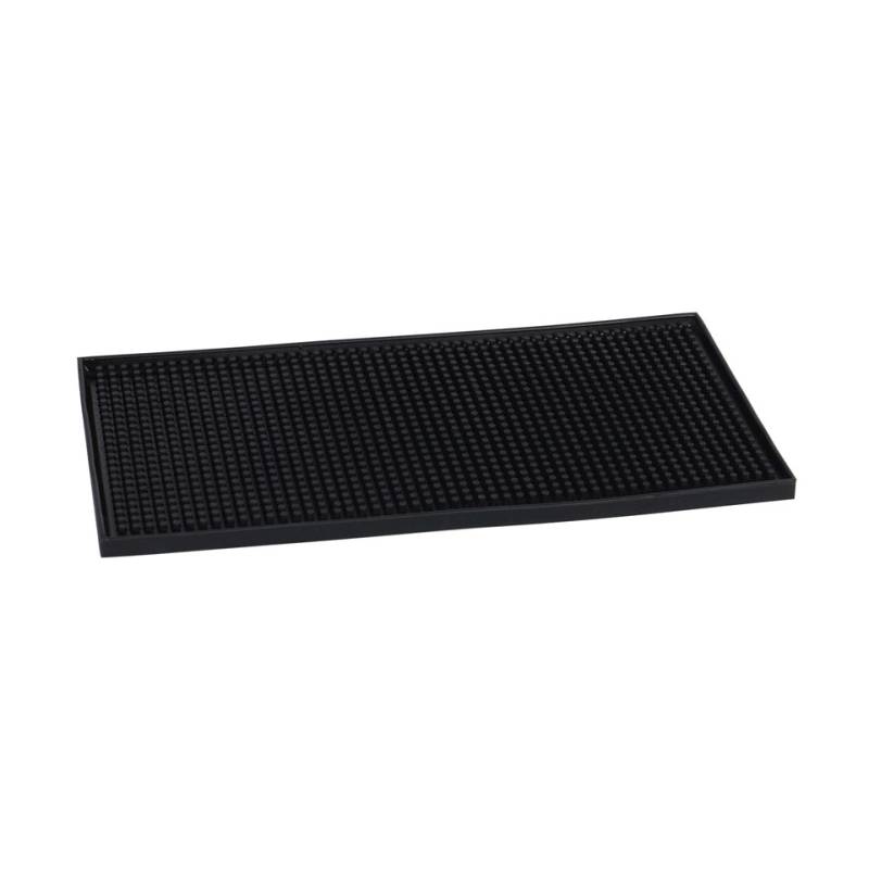 Tapis en caoutchouc noir empilable 30x15x1 cm