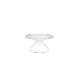 Présentoir à gâteaux rond transparent petit