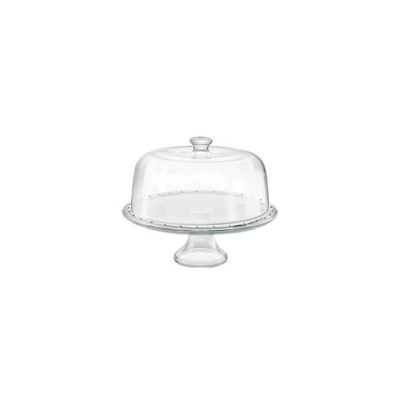 Palladio Borgonovo pastelero de cristal con cúpula cm 31