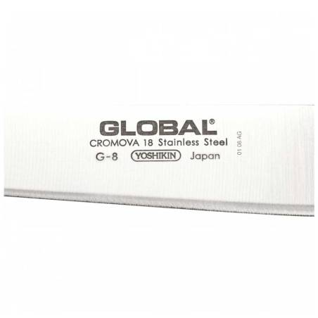 Cuchillo de asar de acero inoxidable Global 22 cm