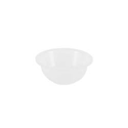 Bol hémisphérique en polypropylène blanc 19 cm
