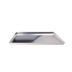 Plateau à pizza rectangulaire en aluminium 60 cm