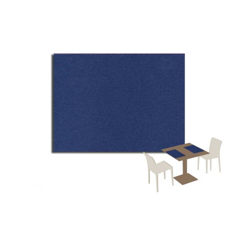 Set de table jetable en tnt bleu 30x40 cm