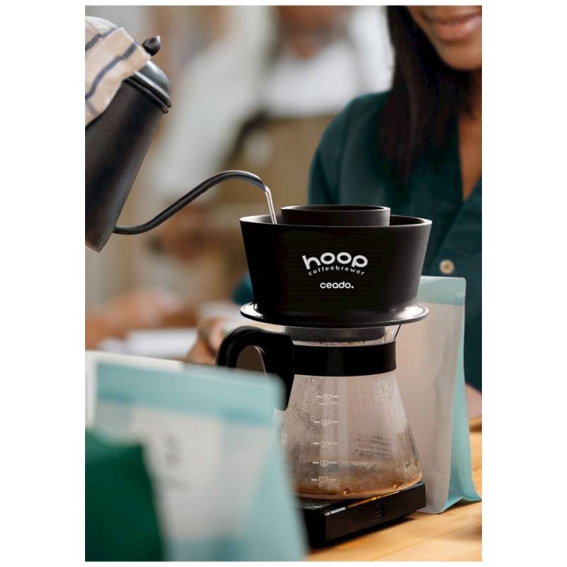 Filtre à café Hoop en plastique noir de Ceado