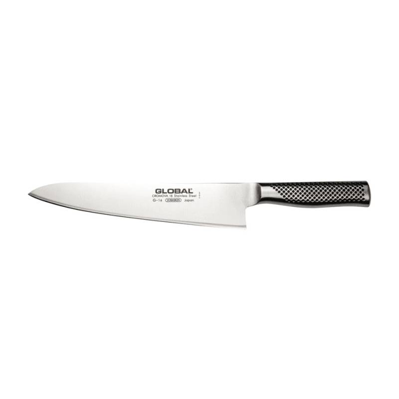 Cuchillo de cocina de acero inoxidable Global 24 cm