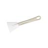 Espátula blanda triangular de pa plus blanco cm 25
