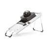 Mandoline professionnelle avec chariot et 7 lames interchangeables en acier inoxydable