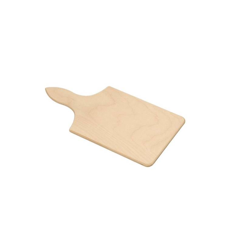 Planche à découper rectangulaire avec manche en bois multicouche 36x18 cm