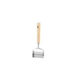 Coupe-pâte en acier lisse et bois 13 cm