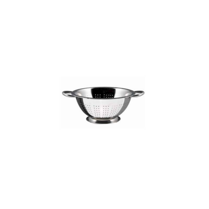 Salvinelli escurridor de acero inoxidable con base 24 cm