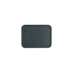 Plateau en polypropylène 30x42cm antidérapant rectangulaire noir