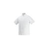 Chaqueta de cocinero de seguridad Egochef algodón talla S media manga blanco