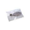 Bolsas de vacío diamante de plástico transparente gofrado cm 40x50