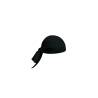 Bandana de chef Egochef noir en polyester et coton