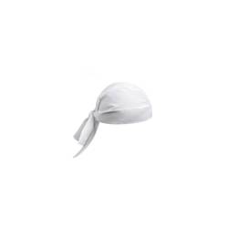 Bandana de chef en coton blanc Egochef