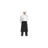 Delantal de cintura con bolsillo Egochef 70x70cm negro