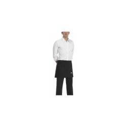 Egochef 40x70cm tablier de comptoir noir avec poche