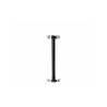 Columna cubitera de acero pintada de negro 67 cm