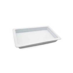 Gastronomía 1/1 plato rectangular porcelana blanca cm 53x32x6,5