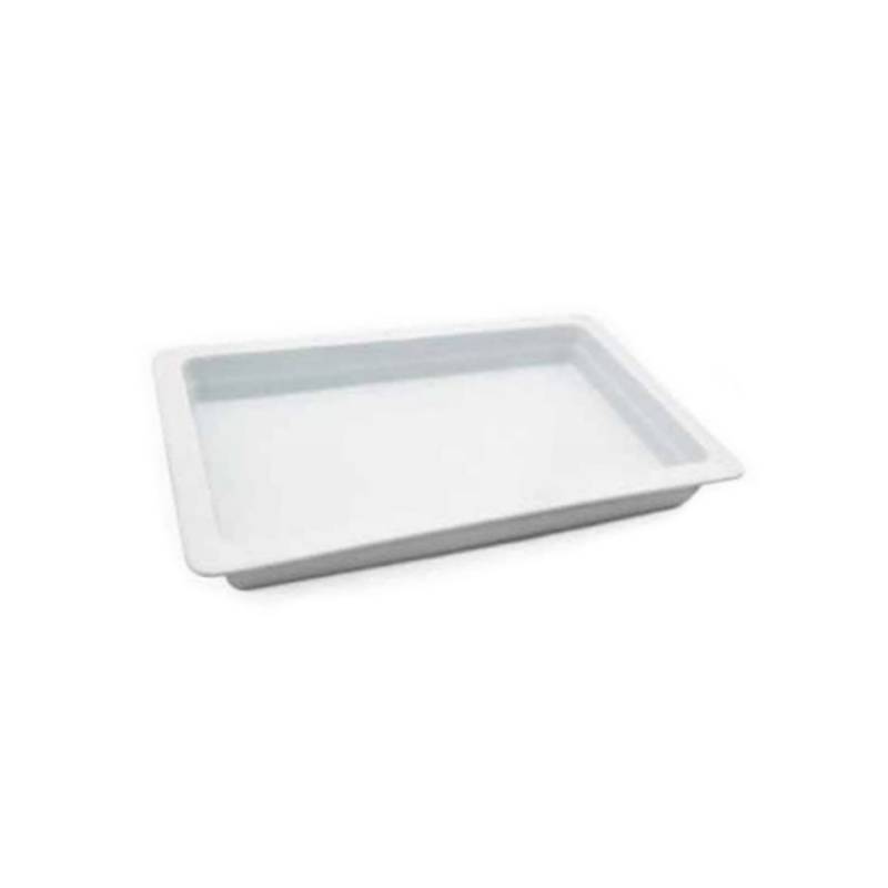 Gastronomía 1/1 plato rectangular porcelana blanca cm 53x32x6,5