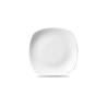 Plato llano de cerámica vitrificada Line X Squared Churchill blanco 29,3 cm
