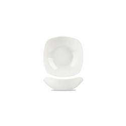Linea X Squared Churchill ensaladera de cerámica vitrificada blanca 20,7 cm